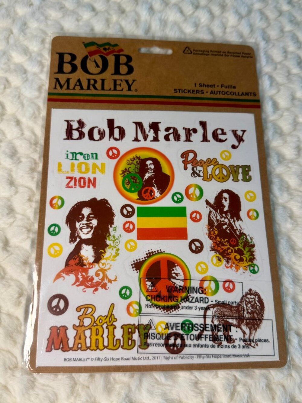 House of Marley Bob Marley Stickers